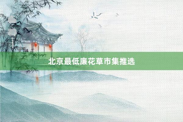 北京最低廉花草市集推选